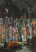Floris Verster Still Life with Bottles USA oil painting artist